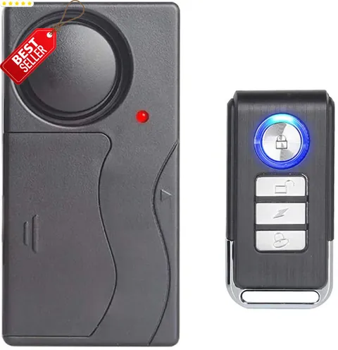 Wireless Vibration Alarm Anti-Theft Burglar Alarm 110Db Loud Alert | for Bicycle