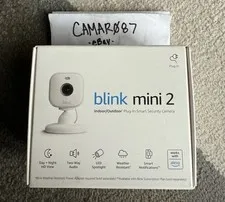Blink Mini 2 Indoor / Outdoor Plug-In Smart Security Camera NEW IN BOX SEALED