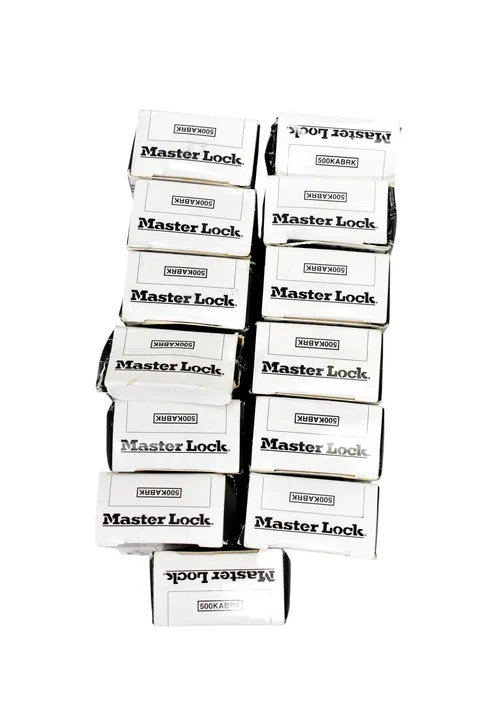 Master Lock Laminated Steel Padlock 1-3/4in 44mm Keyed Alike Lot of 13