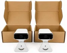 2 White Wired Xfinity indoor IP Surveillance Camera 1080p never used