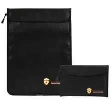 2 Pcs Fireproof Waterproof Document Bag(2000℉) – Fire & Waterproof Money Pouc...