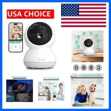 Indoor Camera, 3K HD Indoor Security Camera, 360° Pan/Tilt Pet Camera, 2-Way ...