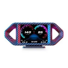 P26 Car HUD Head-Up Display Multi-function LCD OBD Smart Gauge Slope Meter Accel
