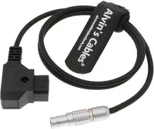 Alvin's Cables Flexible 2 Pin Male to D-tap Power Cable for Teradek, SmallHD ...