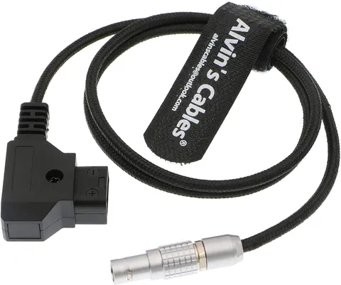Alvin's Cables Flexible 2 Pin Male to D-tap Power Cable for Teradek, SmallHD ...