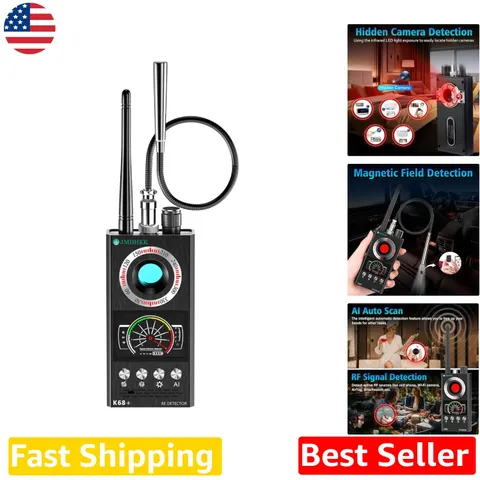 Elite K68+ Camera Detector Magnetic Tracker 2.4/5.8GHz for Home Office Travel