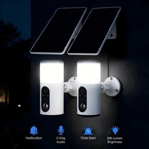 2PCS, ANRAN 3MP Floodlight Camera
