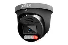 Lorex Connect X5 4K PoE Turret Camera with AI Color Night Vision - White/Black