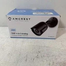 Amcrest Outdoor Security Camera AMC720BC36-B 720P Bullet Camera 3.6mm NEW