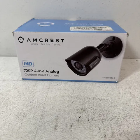 Amcrest Outdoor Security Camera AMC720BC36-B 720P Bullet Camera 3.6mm NEW