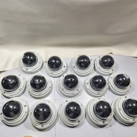 Lot of 14 Axis Network Security Cameras- P3365  Panoramic White Dome