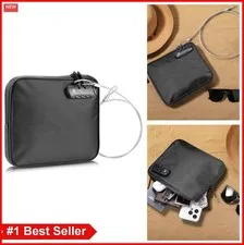 Beach Locking Bag 9x7.5 Inch Portable Safe for Phone Wallet Keys Anti-Theft