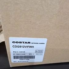 Costar Video Systems CDI2512VIFWH 2mp Outdoor IR Dome Camera