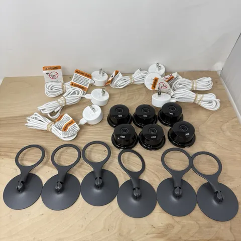 Google Nest Cam Wired Indoor Camera 1st Gen A0005 with Power Supply (6 pack lot)