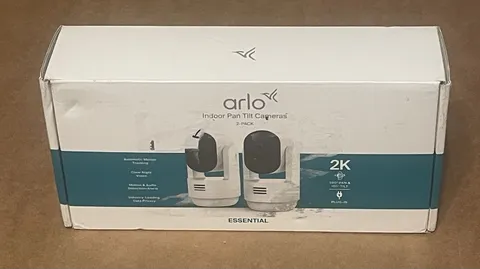 ARLO ESSENTIAL INDOOR PAN TILT CAMERAS 2K 2-PACK NEW SEALED