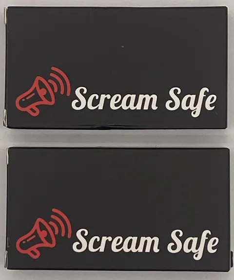 Scream Safe Personal Protection Alarm - Two Devices