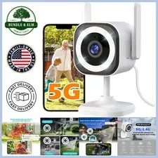 Crystal Clear 2K Outdoor & Indoor Security Camera with Smart Zoom & Night Vision