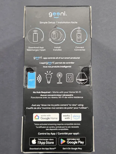 Geeni Perch 2K Smart Magnetic Battery Camera 2-Pack Wi-Fi