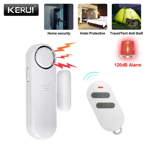 120dB High Sound Wireless Door Window Security Detector Sensor With Remote