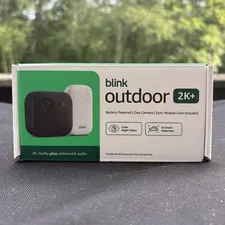 Blink Outdoor 2K+ 1-Cam Wireless Wi-Fi System w/ Sync Module, 2-Way, CNV