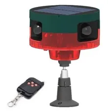 Solar Powered Motion Alarm │360-Degree Motion Detection │130dB Super Loud Siren