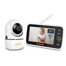 HelloBaby 5" 720P HD Video Baby Monitor with Remote Pan-Tilt-Zoon (HB6589L) -