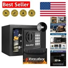 Stylish 0.23 Cu Ft Security Box with Intelligent Sensor Light & Combination Lock