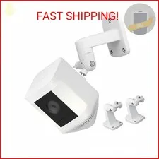 2 Pack Adjustable Wall Mount comatible with Ring Spotlight Cam Battery/Cam Plus/
