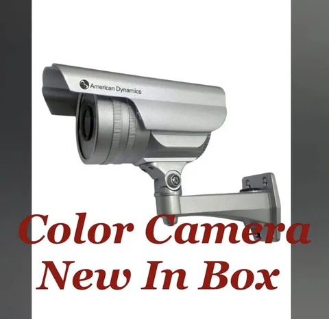 Security Color Camera W/600TVL 9-22mm PAL LEDs 100ft Day/Night VandalProof NEW!