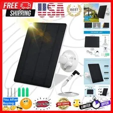 Solar Panel for Security Camera,5W USB Solar Panel for Cameras DC 5V,Camera S...