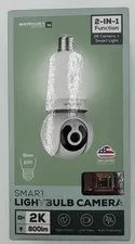 Merkury Smart Lightbulb Camera - Openbox New