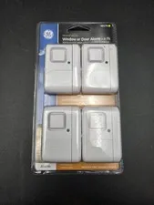 GE Window Door Alarm 4 Pack 45174 White Home Security New Sealed