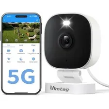 Outdoor Indoor Security Camera 2.5K Color Night Vision Motion Spotlight Two-W...
