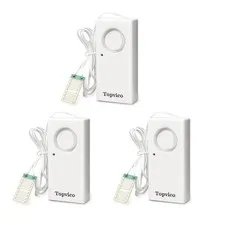 Water Alarms for Basements, 120dB, 37.8 Inches Cable, 3 Packs