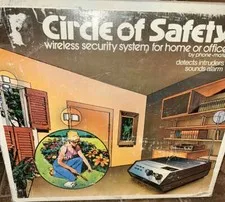 Vintage 1970’s Circle Of Safety By Phone Mate Wireless Security System For Home