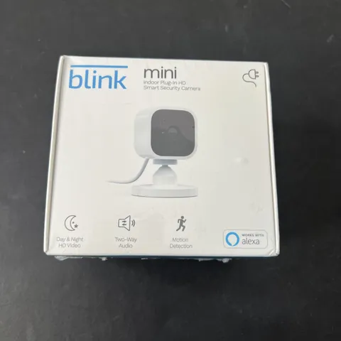 Blink Mini Indoor Plug-In Live HD Smart Security Camera (New in Box)