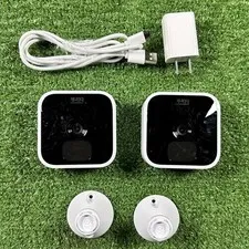 Lot Of 2 Blink Indoor 3rd Gen Wireless Add-On Security Camera B086DL32QX - White