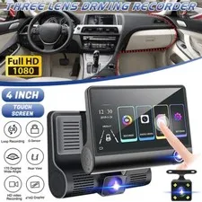 Dash Camaras De Grabadora Para Carro Auto 3 lenses Delantero/Trasero/Interior