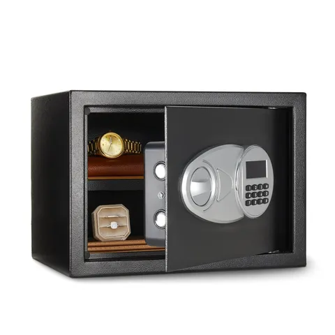Amazon Basics Steel Security Safe and Lock Box with Electronic Keypad Secure
