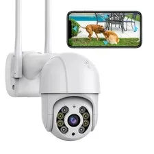 ICSEE WiFi Camera Security Wireless PTZ Waterproof Human Detection CCTV with ...