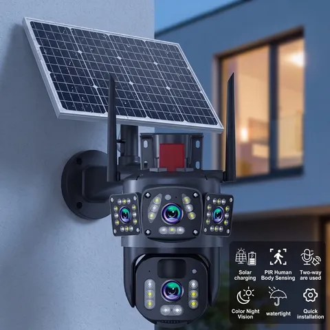 1080P Solar Powered Security Energy Camera Wireless WiFi IP Home CCTV HD Outdoor