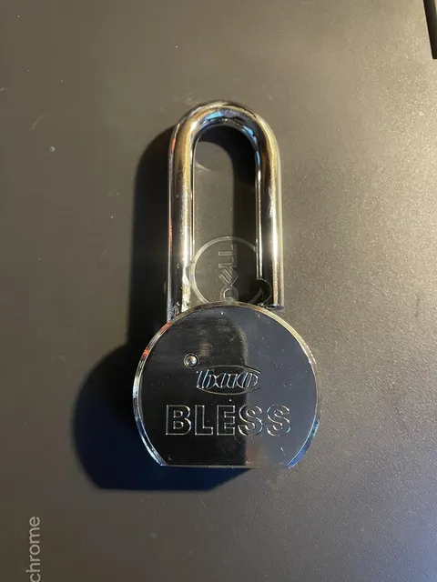 Heavy Duty Long Shaft Solid Steel Padlock Keyed to Your Key