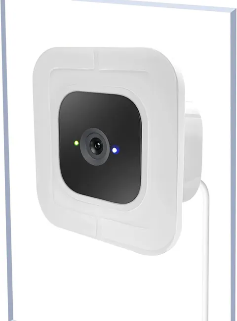 2 Pack Window Mount Compatible with Blink Mini Indoor, Secured Camera Glass Wall