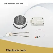 Electronic Safe Lock Replacement Keypad with Solenoid Kit and 2* Keys
