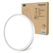 hepside 1PACK Flush Mount LED Ceiling Light Fixture 6.5Inch-1pack, White