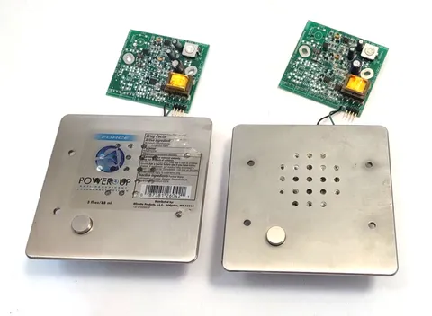 Lot of 2 MICROCOMM ASM3671300-04 Button Steel Intercom ASM6671310-05 ASM3671300