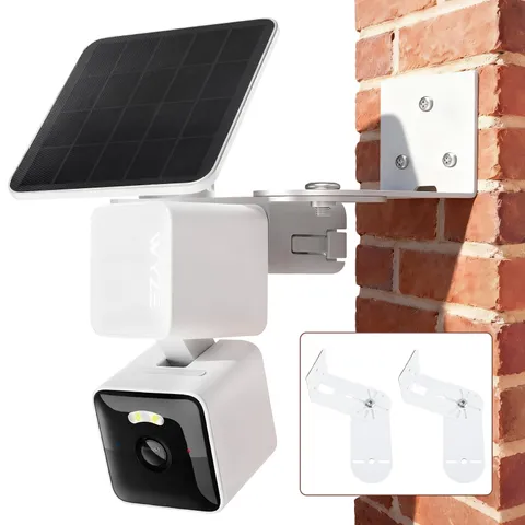 2Packs Adjustable Corner Mount Bracket for WYZE Solar Cam Pan, Wyze Cam Pan V...