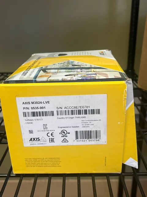 AXIS M3024-LVE Network Camera (0535-001) | Open Box | Never Used