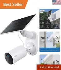 SolarCam C402 KIT: 1080p Wireless Security Camera with AI Alerts & Night Vision