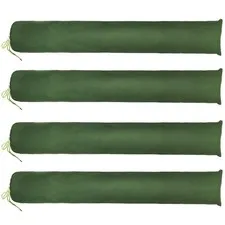 Yopay 4 Pack 5 Feet x 10 Inch Long Sandbags for Flooding, Reusable Canvas... 